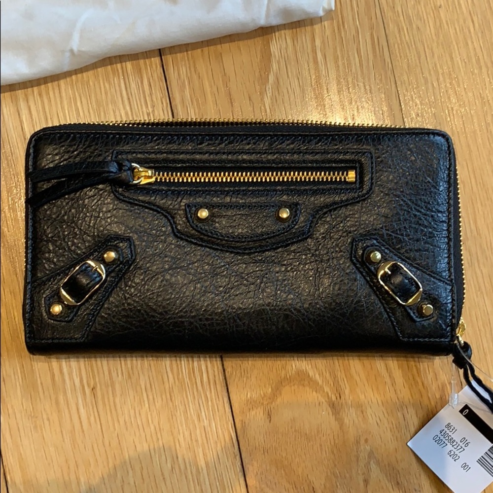 Balenciaga Classic Continental Zip-Around Wallet - Picture 2 of 6